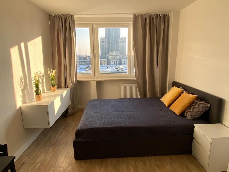 New Apartment With Magnificent View Варшава Екстер'єр фото